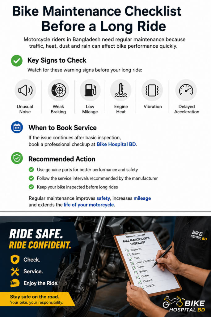 Bike Maintenance Checklist Before a Long Ride in Bangladesh